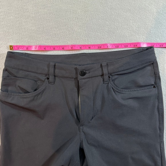 Lululemon Men’s ABC Pants Black Slim Fit Stretch Technical Trousers Size 30 - Picture 2 of 11